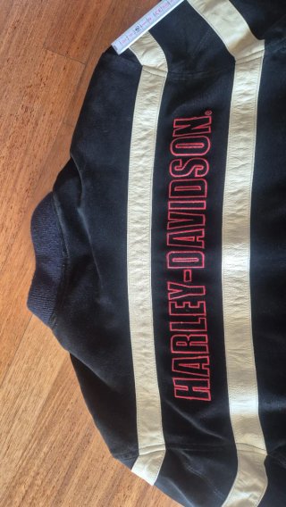 Giacca vintage Harley-Davidson Racing Camoscio L