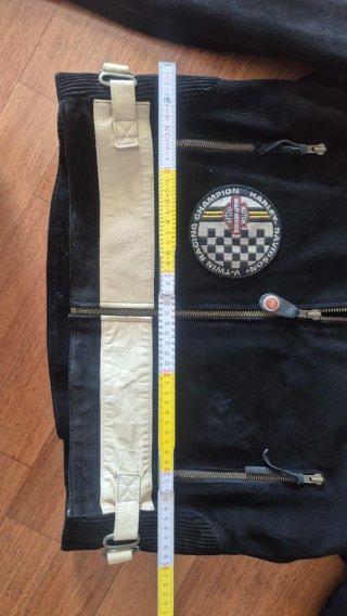 Giacca vintage Harley-Davidson Racing Camoscio L