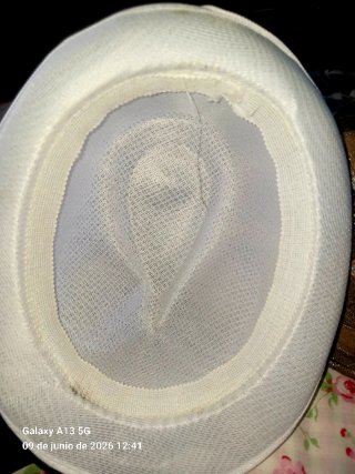 Sombrero de hombre a cuadros