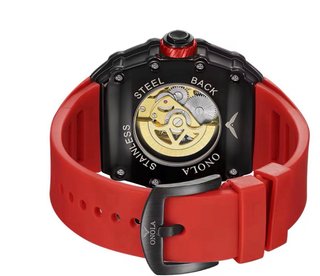 Reloj ONOLA Lujo Hombre Negro/Rojo