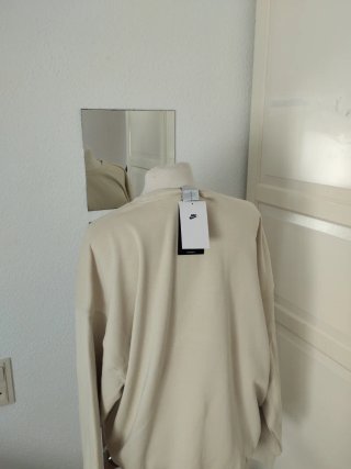Felpa Nike Oversize Beige