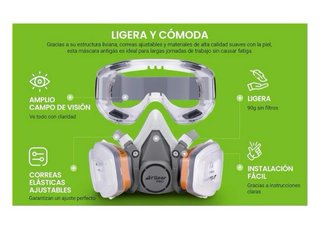 Máscara Respiratoria AirGearPro G-500