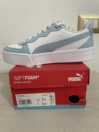 Puma Skye Donna Bianco/Blu Tg. 37.5