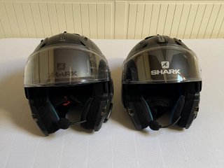 2 Cascos Modulares Shark Evo One + Intercom