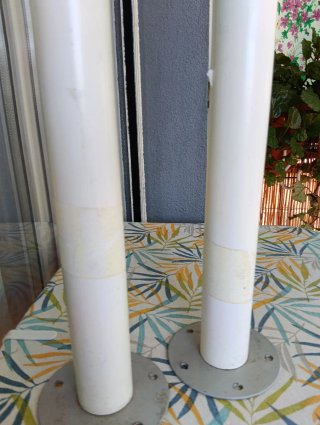 OLOV  2 Patas regulables blanco Ikea