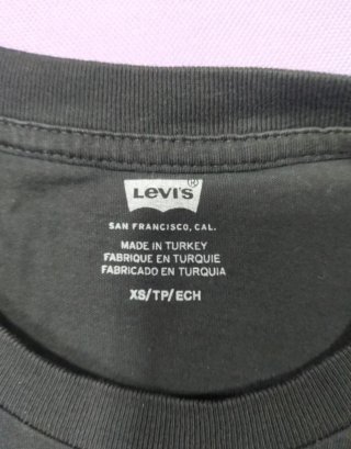 T-shirt Levi's Uomo Taglia XS Nera