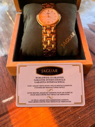 Reloj Jaguar Chapado en Oro