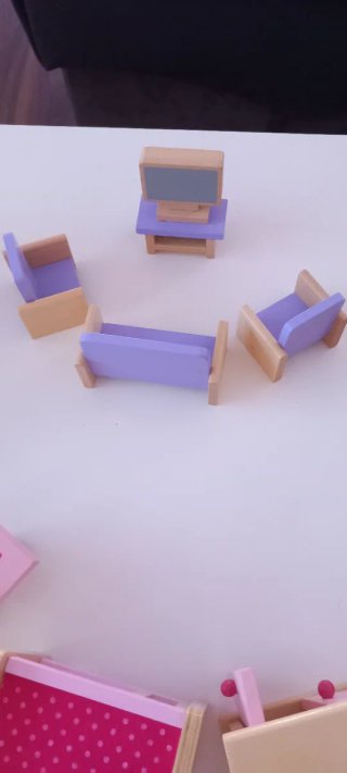 Muebles Madera Casita Muñecas