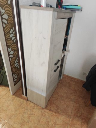 Mueble 2 alturas estantería y puerta