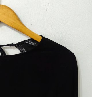 Mono corto negro Bershka mujer Talla S