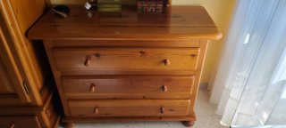 Dormitorio completo madera
