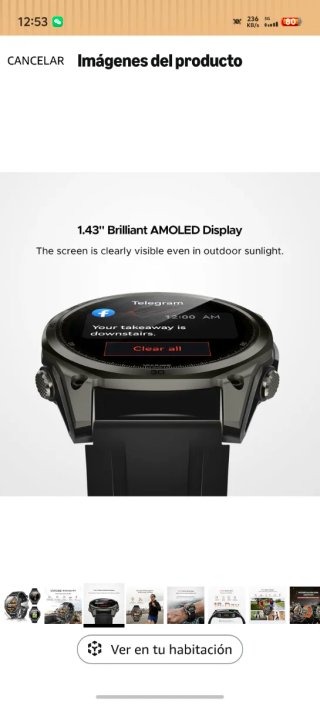 Reloj Inteligente Militar Táctico Hombre