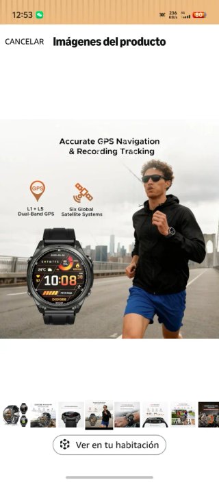 Reloj Inteligente Militar Táctico Hombre