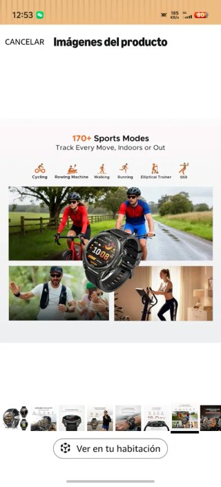 Reloj Inteligente Militar Táctico Hombre