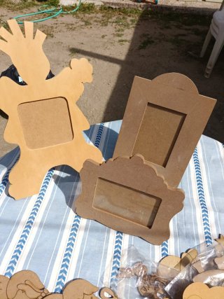 Marcos de madera para manualidades 7€ cada uno