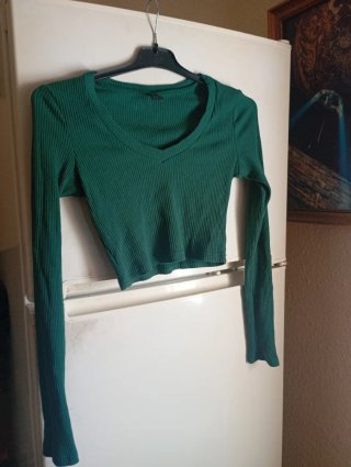 Conjunto Blusa y Pantalón Verde