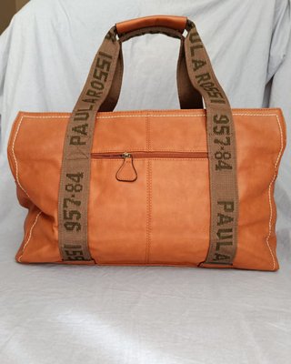 Bolso de viaje Vintage Coñac - Nuevo