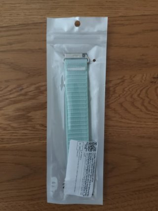 Correa Nylon 22mm Verde/Plata