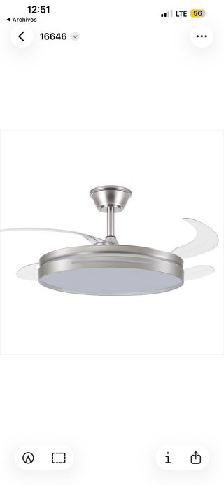 Ventilador de techo Fabrilamp Micenas