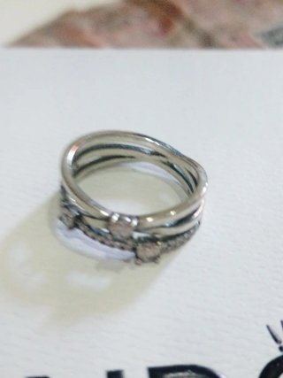 Anillo plata con circonitas