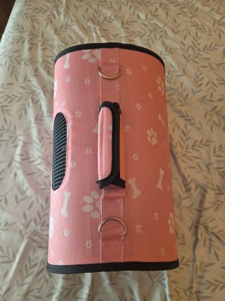 Transportín para mascotas rosa