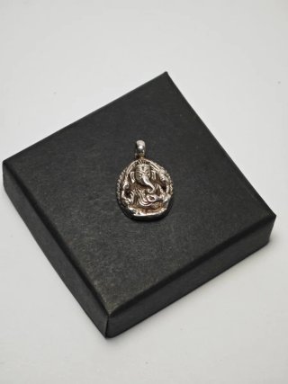 Colgante de plata del Dios Ganesha