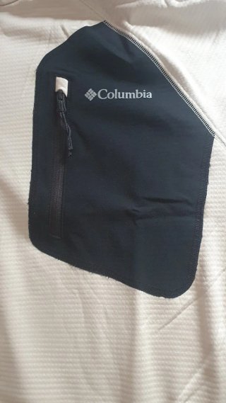Chaqueta Columbia Beige y Negra Talla XL