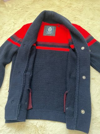 Chaqueta McGregor Azul Marino y Roja Hombre