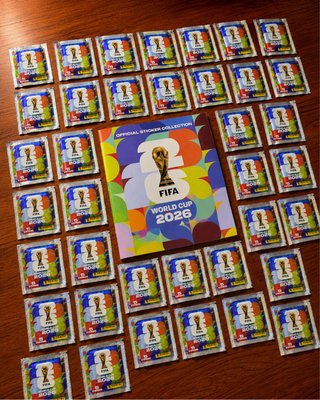 Álbum Panini Mundial 2026 + 40 sobres de regalo