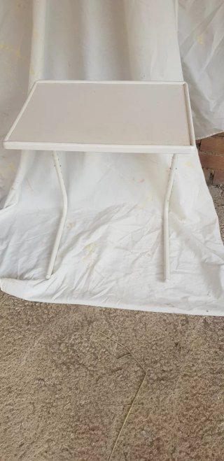 Mesa Plegable Blanca regulable atril