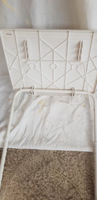 Mesa Plegable Blanca regulable atril