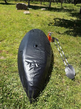 Kayak hinchable ITIWIT 2 plazas + remos + bomba