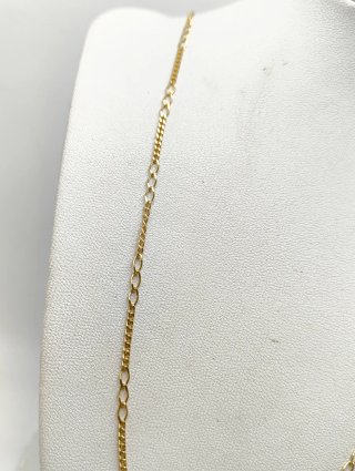 Cadena fina oro 18kt eslabones ovales 60cm largo