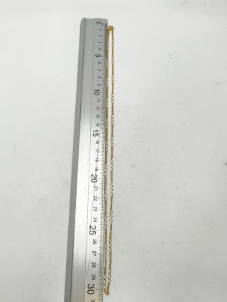 Cadena fina oro 18kt eslabones ovales 60cm largo