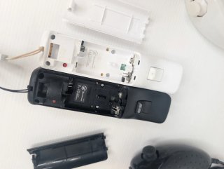 Set 2 Telecomandi Wii + 2 Nunchuck Bianco/Nero