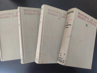 "Historia de la Iglesia Católica" (  4 tomos)