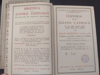 "Historia de la Iglesia Católica" (  4 tomos)