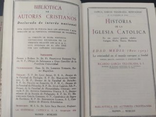 "Historia de la Iglesia Católica" (  4 tomos)