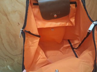 Bolso Polo Marrón y Naranja