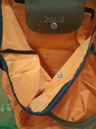 Bolso Polo Marrón y Naranja