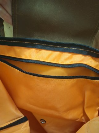 Bolso Polo Marrón y Naranja