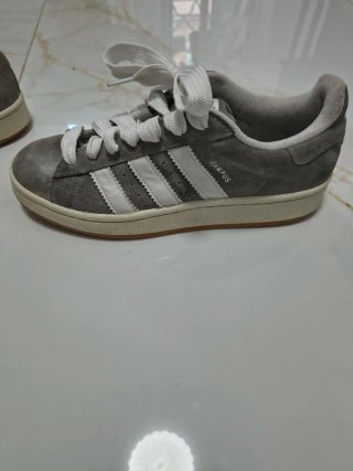 Adidas Campus 00s Suede Grigie Bianche