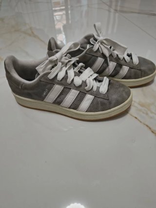 Adidas Campus 00s Suede Grigie Bianche