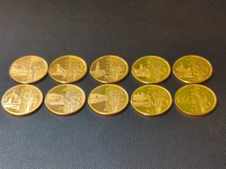 Colección completa Monedas Juegos Olímpicos de oro