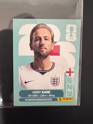 Cromo Harry Kane Mundial FIFA Panini