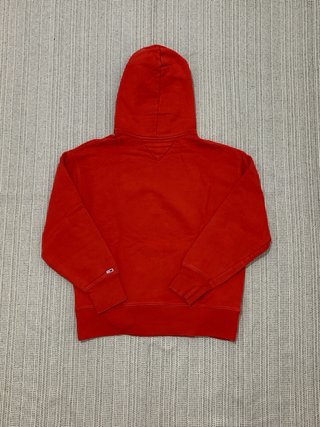 Sudadera Tommy Jeans Roja con Capucha