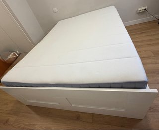 Cama IKEA 140x200 completa con colchón y somier