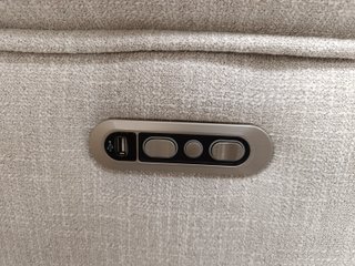 Sofá motorizado 226cm tela gris