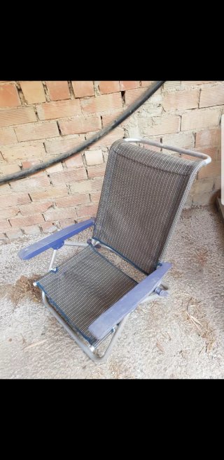 Sillón de playa plegable