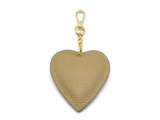 Colgante Corazón Piel Dorado